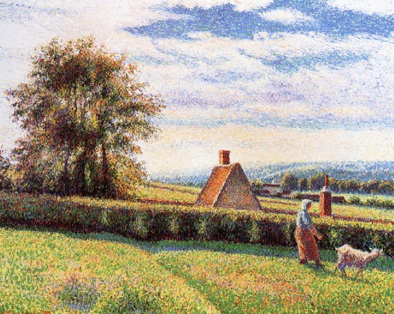 Camille Pissarro Women and the sheep